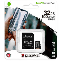 Kingston Micro-SD Memory Card 32GB Class 10