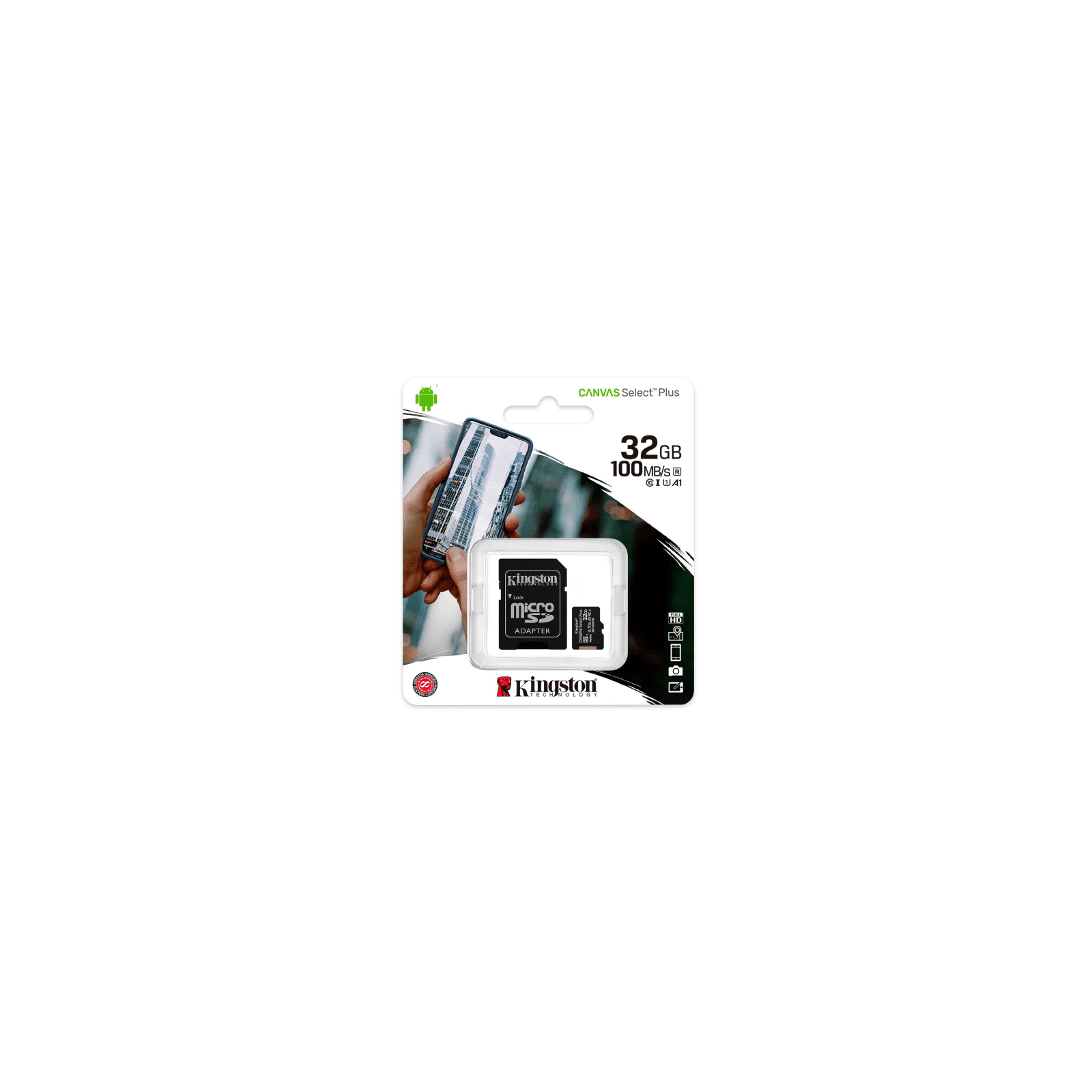 Kingston Micro-SD Memory Card 32GB Class 10